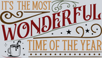Vintage It's The Most Wonderful Time Of The Year - STK06323