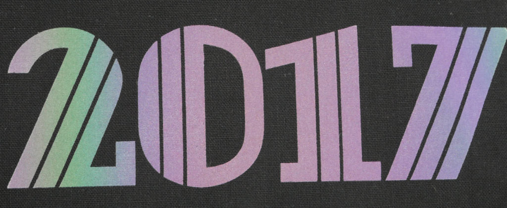 Chamäleonfarbene, reflektierende schwarze Transferfolie (HTV)