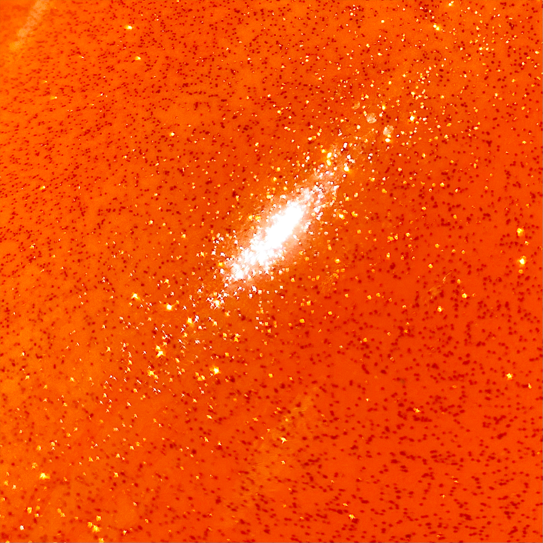 976 Elektrische orange Glitzernde Klebefolie | Oracal 851