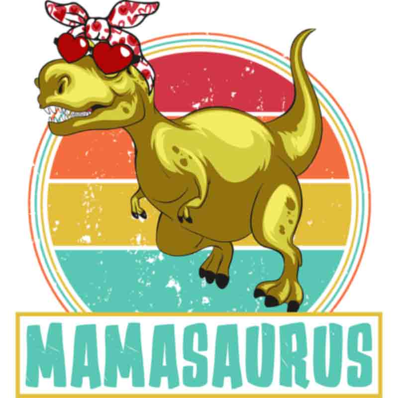 Mothers Day Mamasaurus TRex Dinosaur (DTF Transfer)