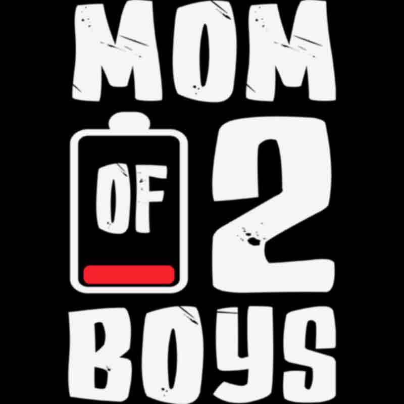 Mom Of 2-Boys Gift From Son Mothers-Day (DTF Transfer)