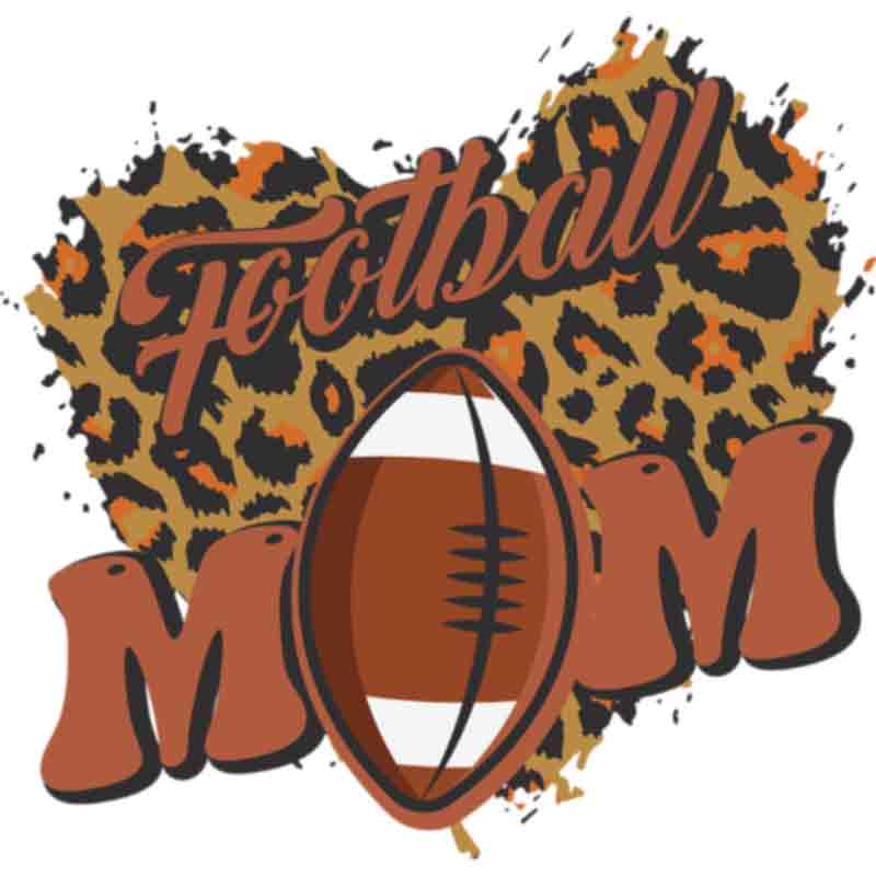 Leopard Football Mom Mothers Day(DTF Transfer)