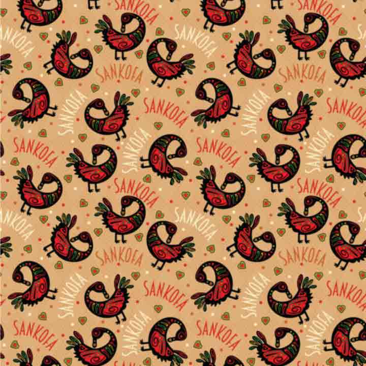 African Pattern - Black History #3 (Sublimation Transfer)