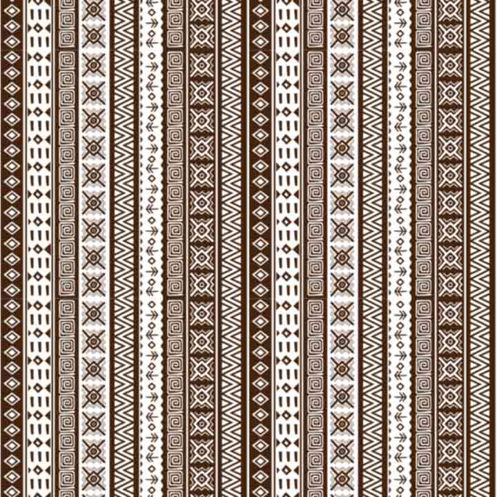 African Pattern - Brown #14 (Sublimation Transfer)