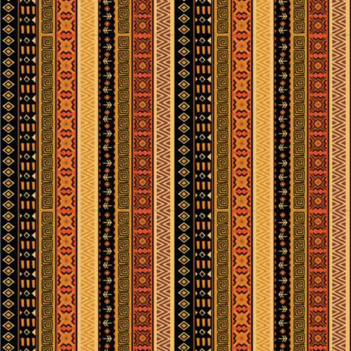 African Pattern - Brown Gold #7 (Sublimation Transfer)