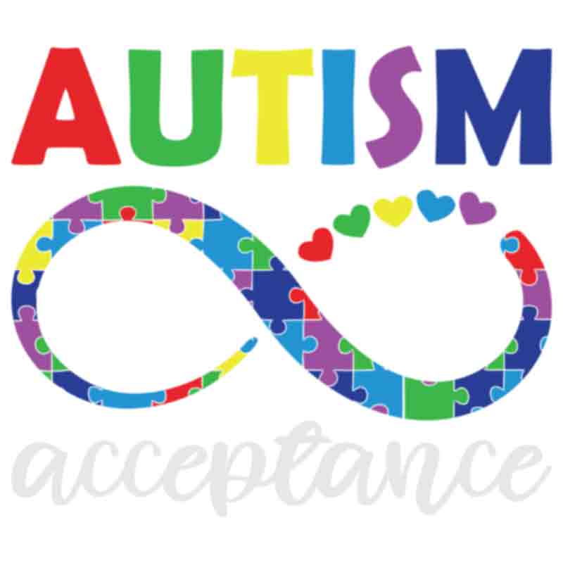 Autism Acceptance Infinity Puzzle (DTF Transfer)
