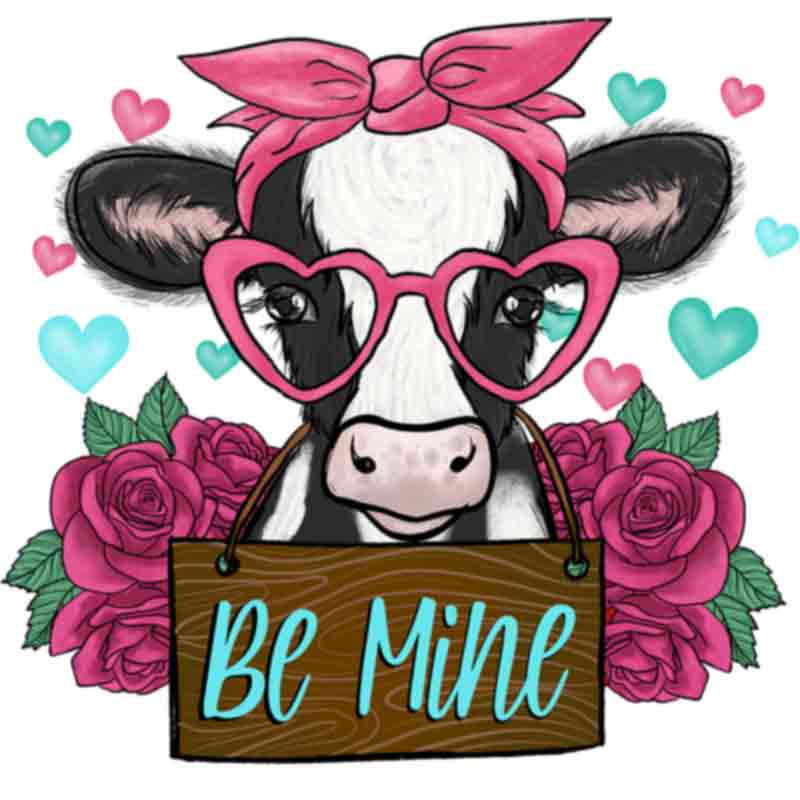 Be Mine Cow (DTF Transfer)