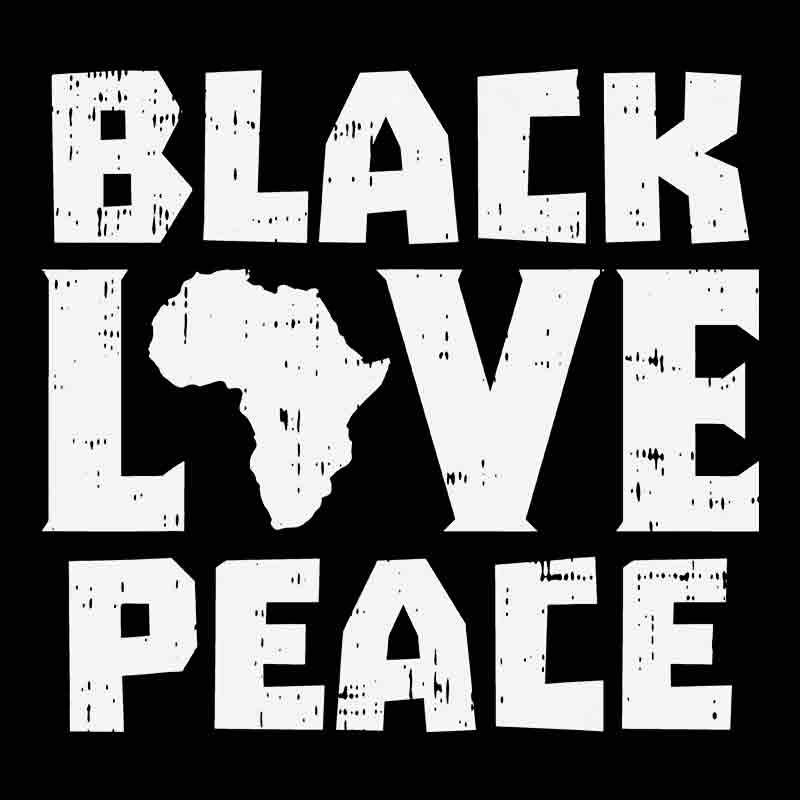 Black Love Peace (DTF Transfer)