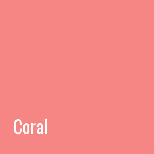 Coral Siser EasyWeed Stretch Heat Transfer Vinyl (HTV)
