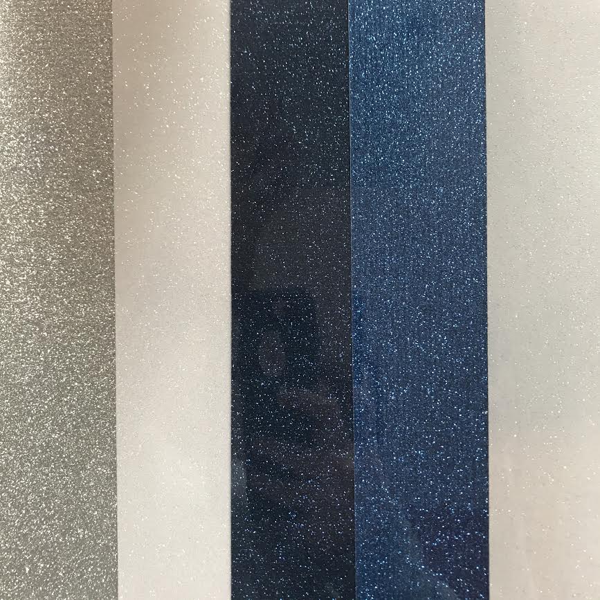 Z PHI B Siser Glitzer-Wärmeübertragungsfolie (HTV)-Bundle