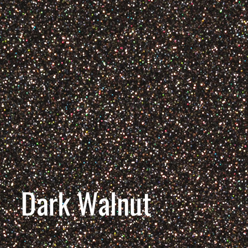 20" Dark Walnut Siser Glitter Heat Transfer Vinyl (HTV)