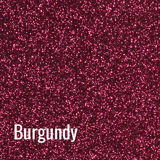 20" Burgundy Siser Glitter Heat Transfer Vinyl (HTV)