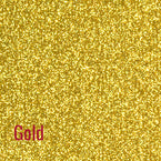 Gold Siser Glitter Heat Transfer Vinyl (HTV) (Bulk Rolls)