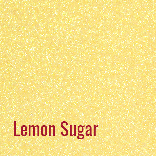 12" Lemon Sugar Siser Glitter Heat Transfer Vinyl (HTV)