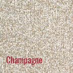 Champagne Siser Glitter Heat Transfer Vinyl (HTV) (Bulk Rolls)