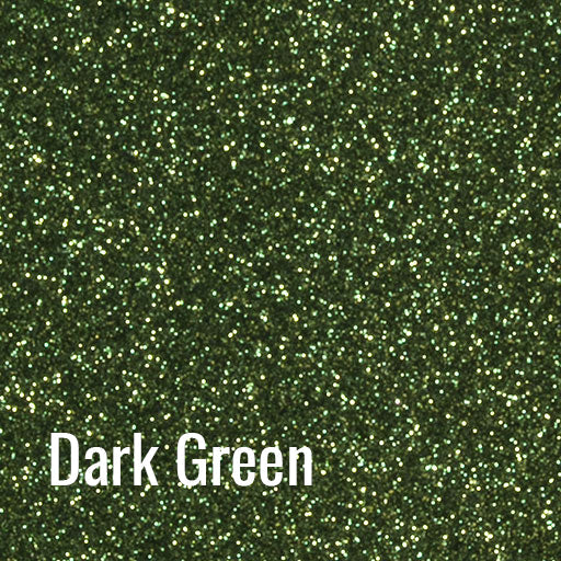 20" Dark Green Siser Glitter Heat Transfer Vinyl (HTV)