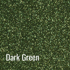 20" Dark Green Siser Glitter Heat Transfer Vinyl (HTV)