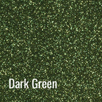 Dark Green Siser Glitter Heat Transfer Vinyl (HTV) (Bulk Rolls)