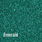 Emerald Siser Glitter Heat Transfer Vinyl (HTV) (Bulk Rolls)