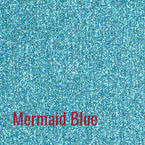 Mermaid Blue Siser Glitter Heat Transfer Vinyl (HTV) (Bulk Rolls)