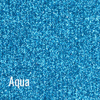 20" Aqua Siser Glitter Heat Transfer Vinyl (HTV)