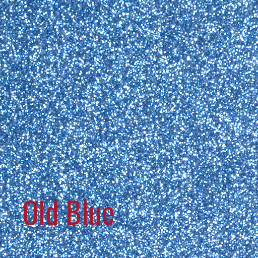 12" Old Blue Siser Glitter Heat Transfer Vinyl (HTV)