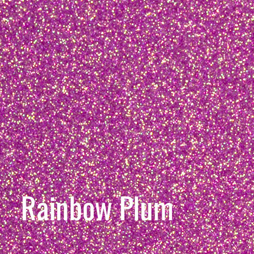 20" Rainbow Plum Siser Glitter Heat Transfer Vinyl (HTV)