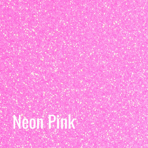 20" Neon Pink Siser Glitter Heat Transfer Vinyl (HTV)