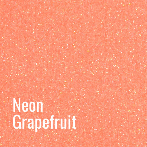 20" Neon Grapefruit Siser Glitter Heat Transfer Vinyl (HTV)