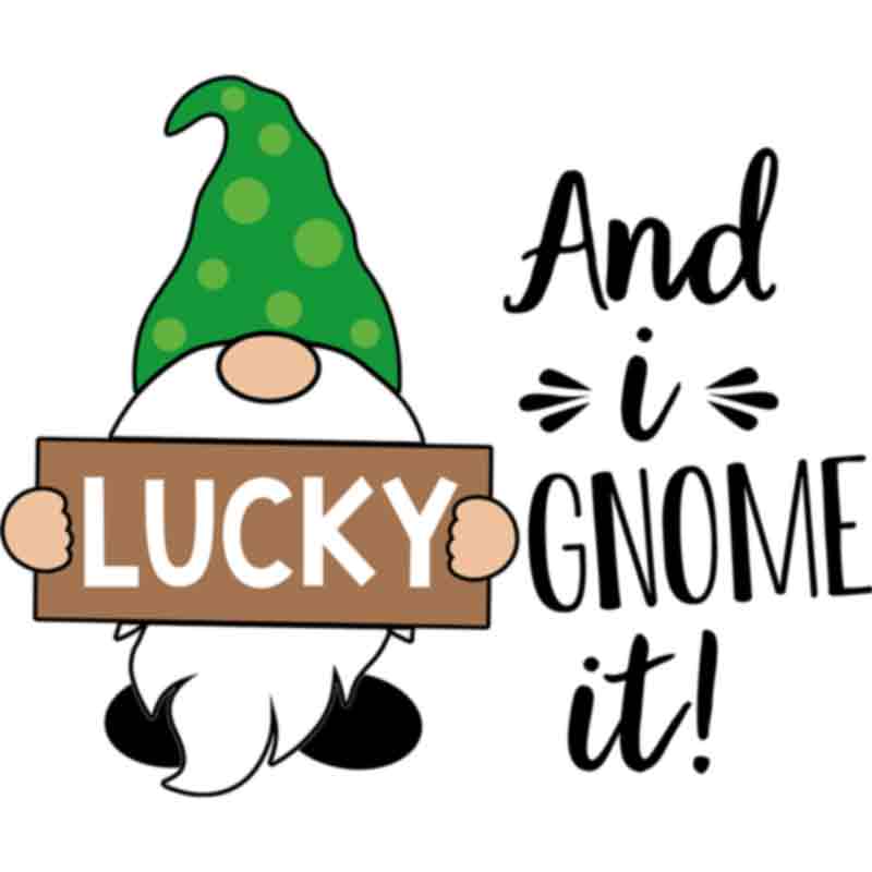 Gnome Lucky Sign (DTF Transfer)