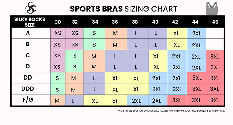 Silky Socks™ Blank Ladies Sports Bra