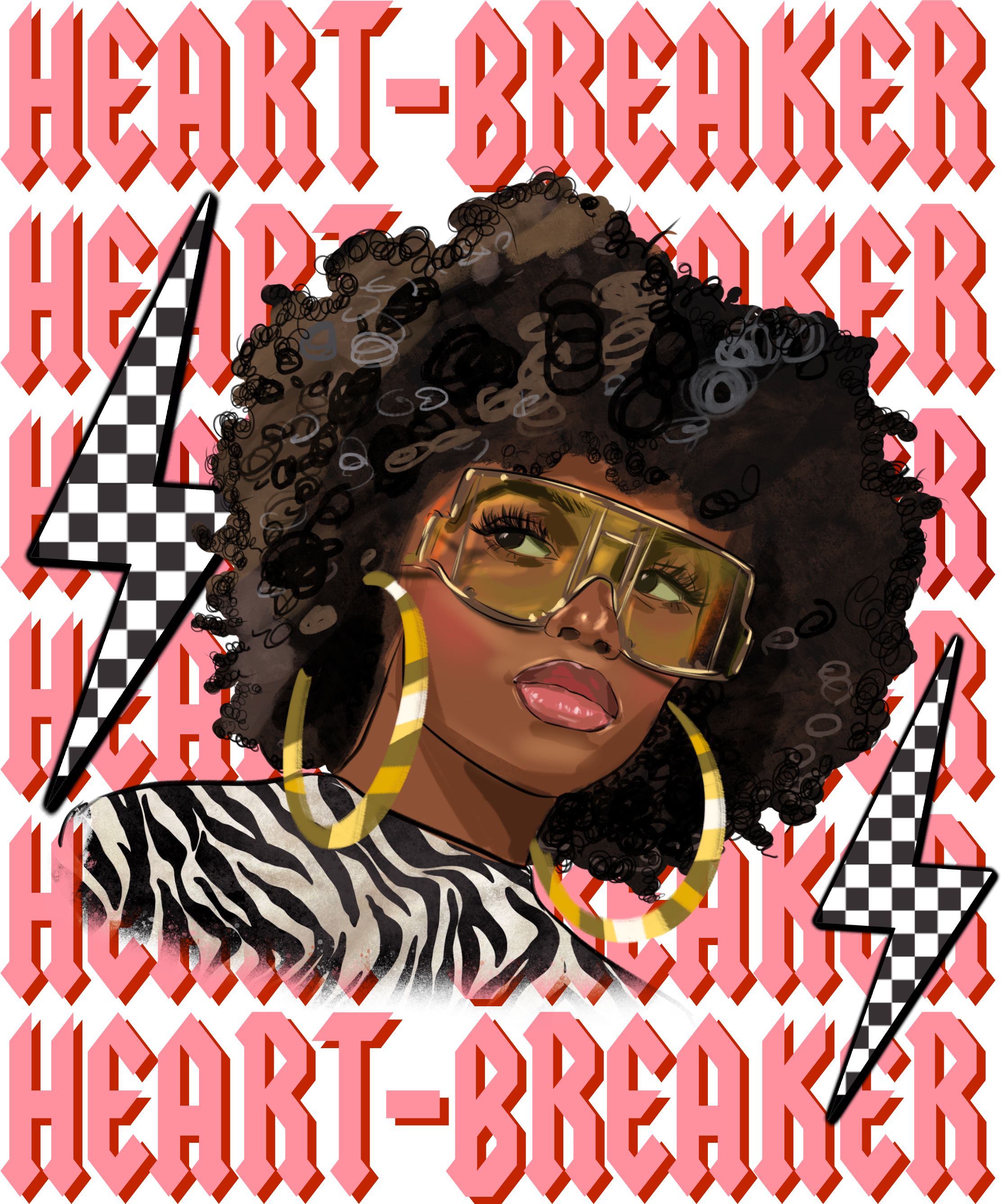 Heartbreaker Black Woman (DTF Transfer)