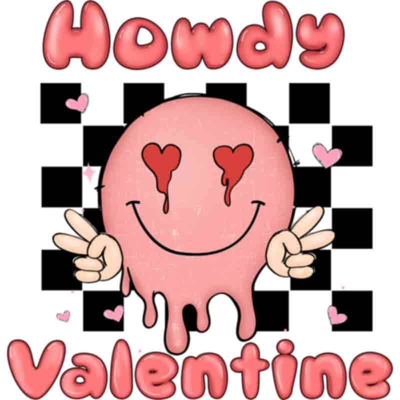 Howdy Valentine Smile (DTF Transfer)