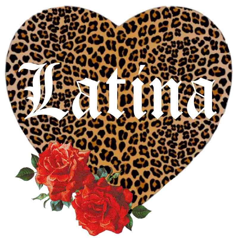 Latina Leopard Heart (DTF Transfer)