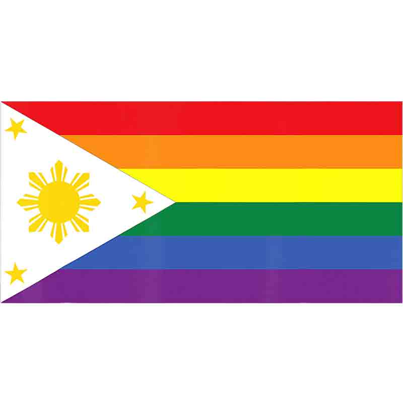 Phillipines Pride Flag 178 (DTF Transfer)