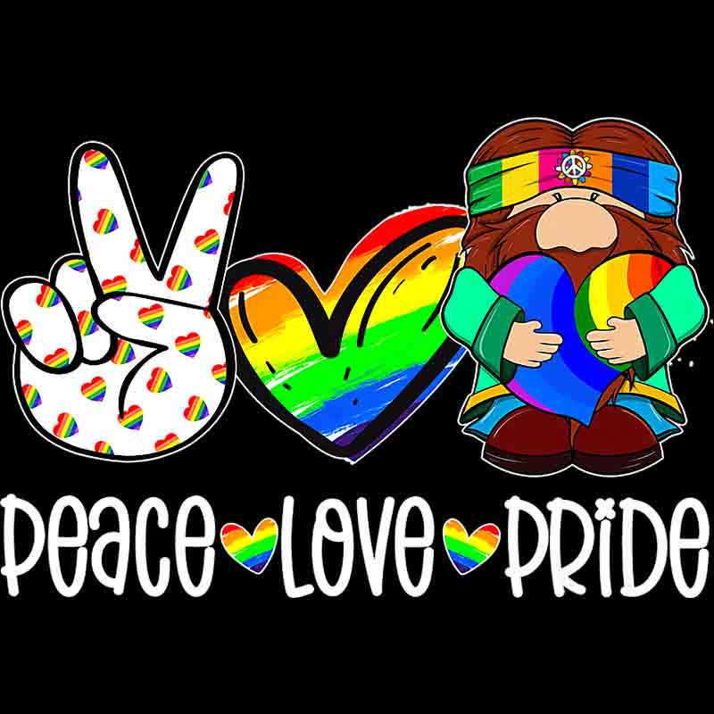 Peace Love Pride 319 (DTF Transfer)