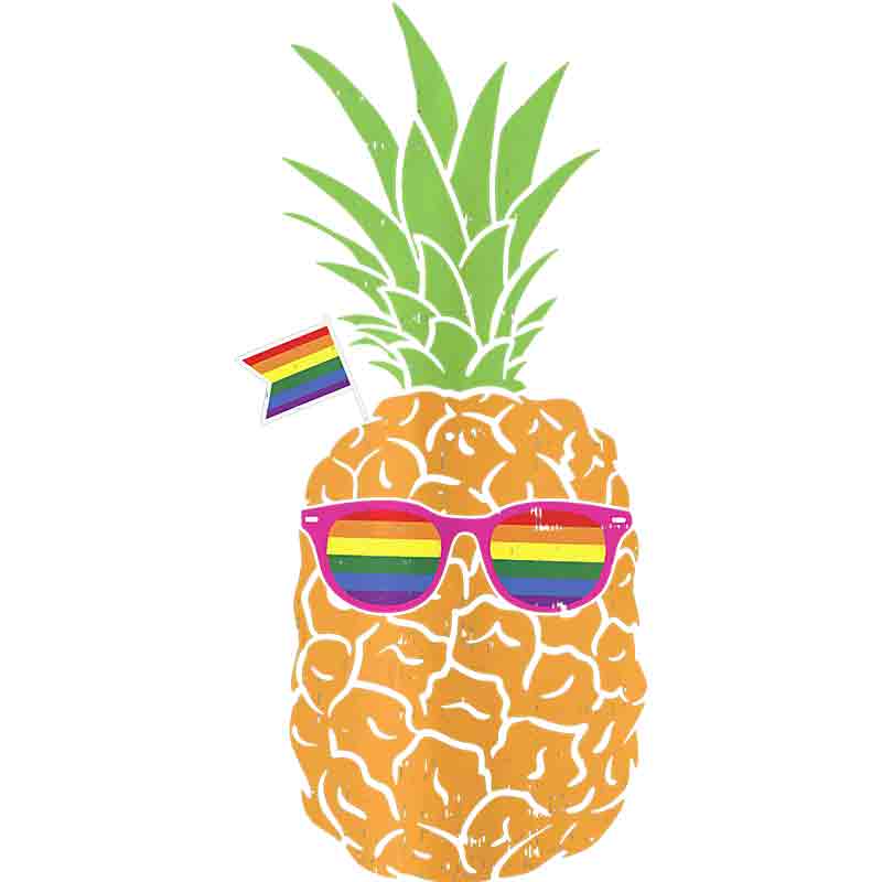 Pride Pineapple 64 (DTF Transfer)