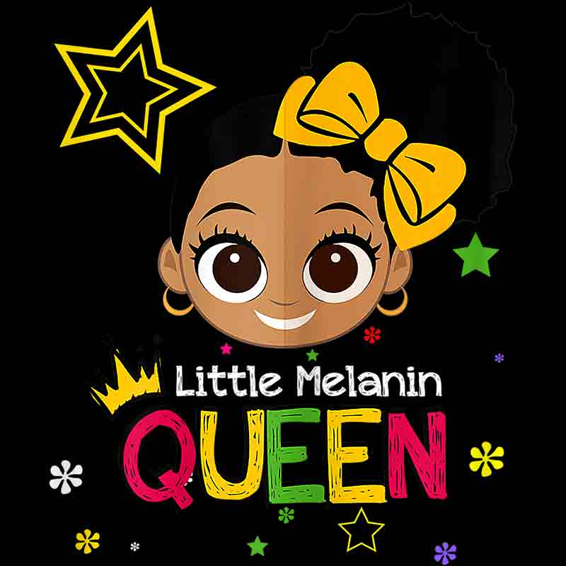 Little Melanin Queen (DTF Transfer)