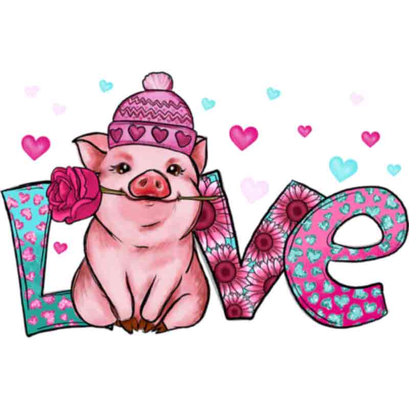 Love Pig (DTF Transfer)