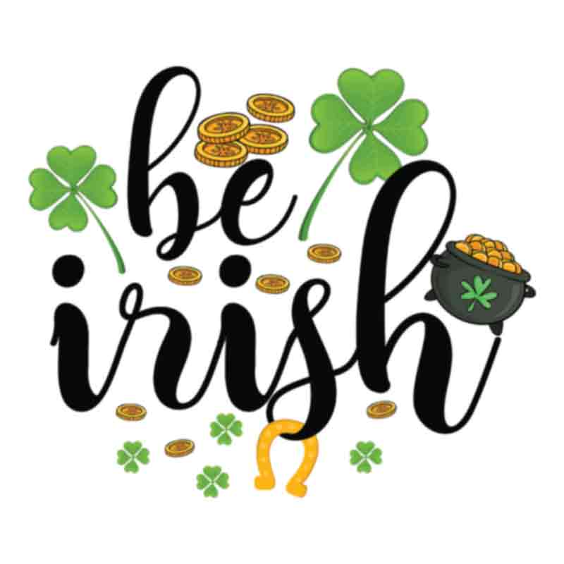 Lucky Be Irish Gold (DTF Transfer)