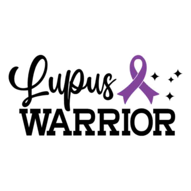 Lupus Warrior Ribbon Sparkle (DTF Transfer)