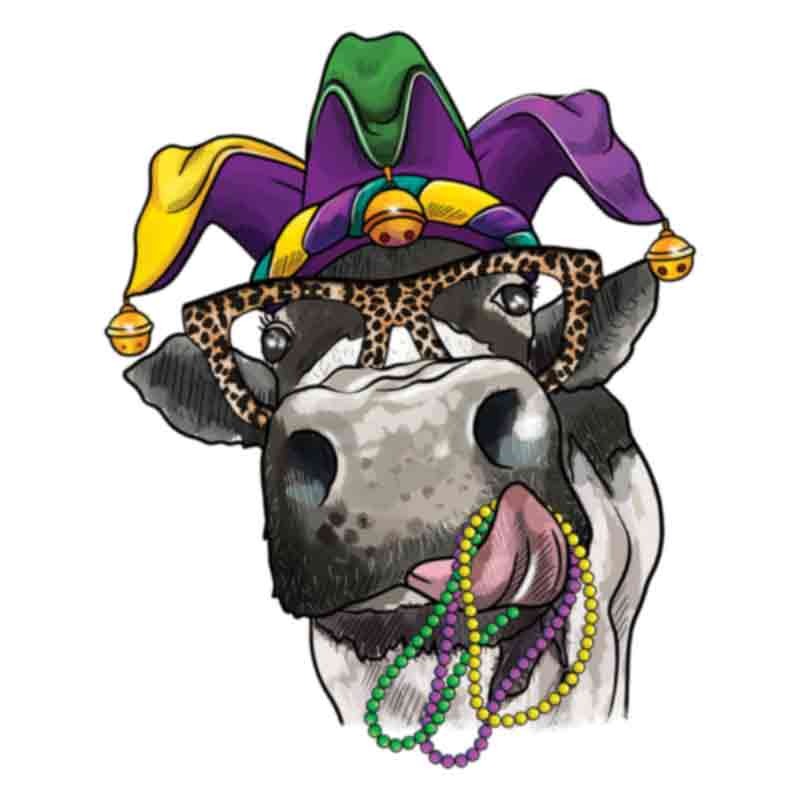 mardi gras cow