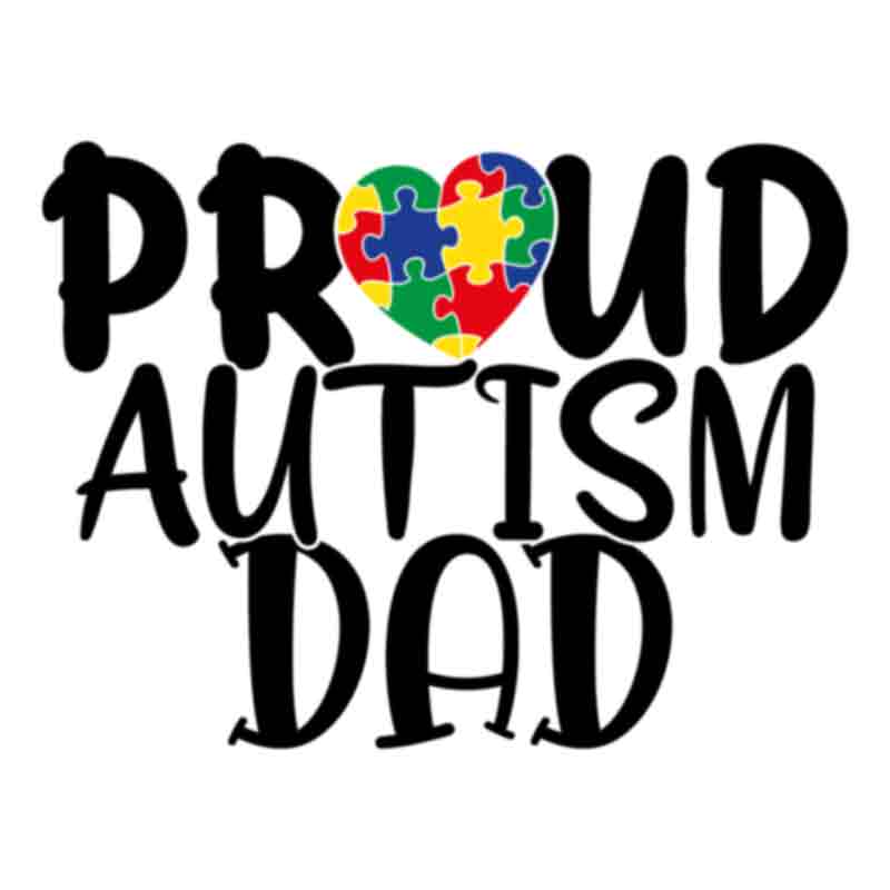 Proud Autism Dad (DTF Transfer)