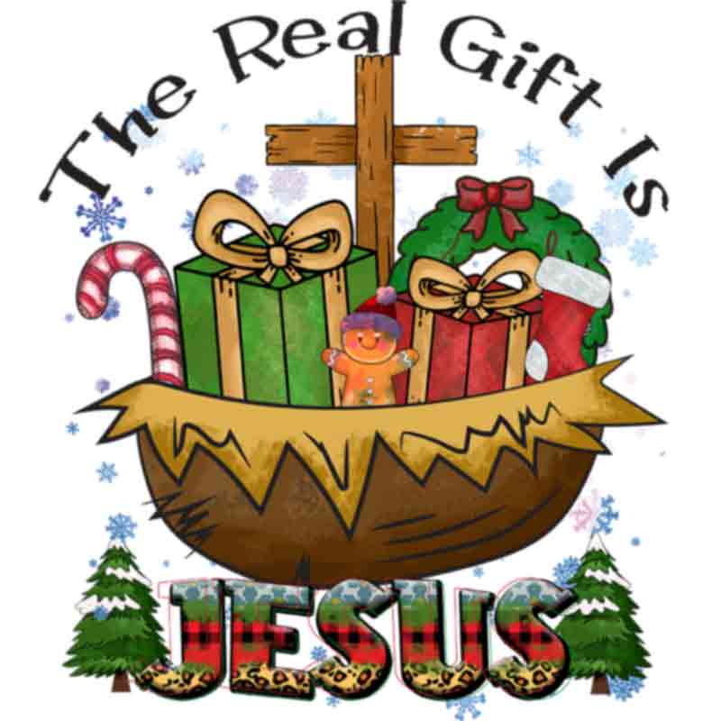 Real Gift Jesus (DTF Transfer)