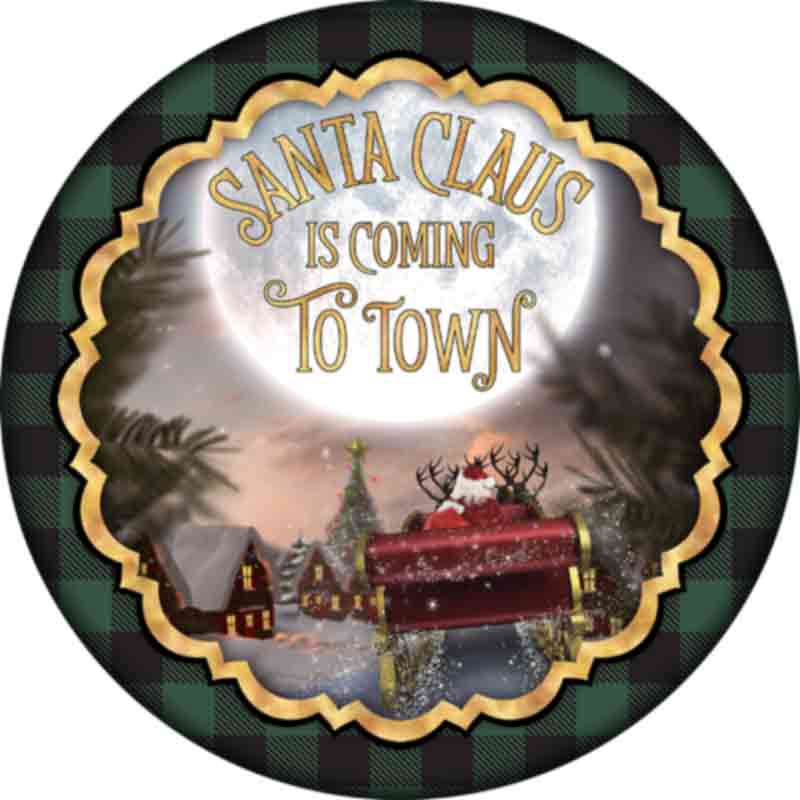 Santa Coming to Town (DTF Transfer)