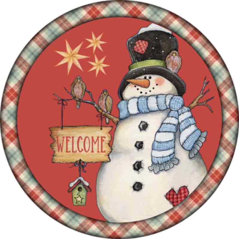 Snowman Welcome (DTF Transfer)