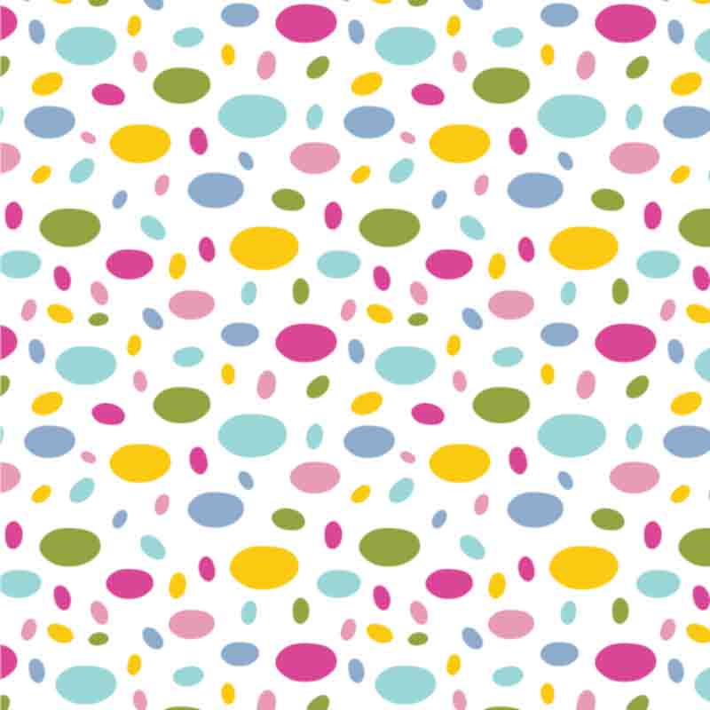 Patrón de primavera - Brillante y feliz n.° 10 (transferencia por sublimación)