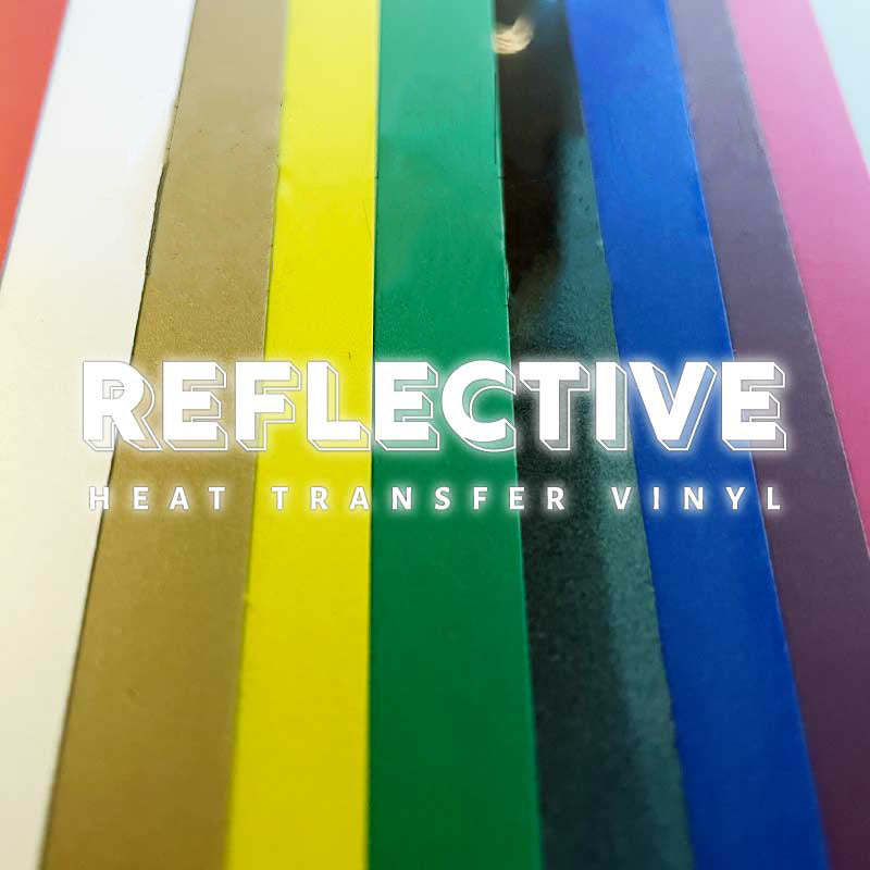 All Colors Parart Reflective Heat Transfer Vinyl (HTV) Bundle (10-colors)