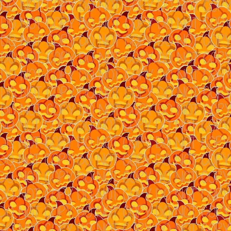 Bunch O' Jack-O-Lanterns gemusterte Klebefolie