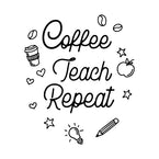 Kaffee lehren wiederholen (Lehrer) SVG
